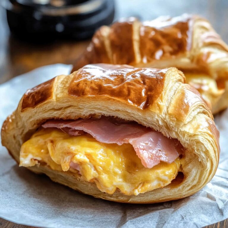 Easy Croissant Breakfast Sandwiches Recipe