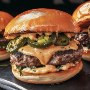 Juicy Jalapeno-Onion Smash Burgers Recipe