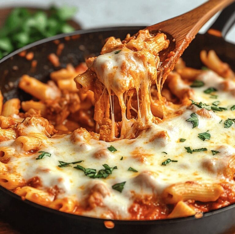 Chicken Parmesan Pasta Skillet Recipe