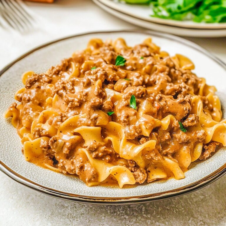 Hearty Ground Beef Stroganoff Recipe