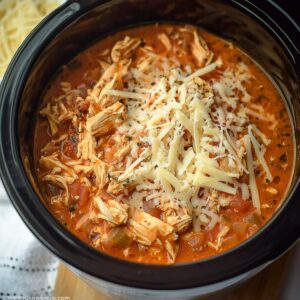 Crockpot Chicken Parmesan Soup Recipe