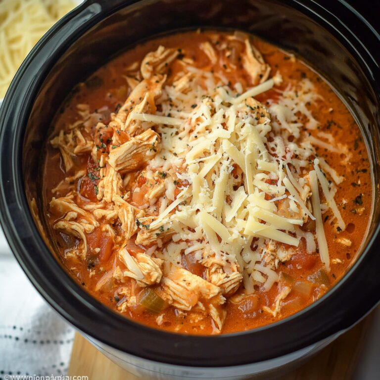 Crockpot Chicken Parmesan Soup Recipe