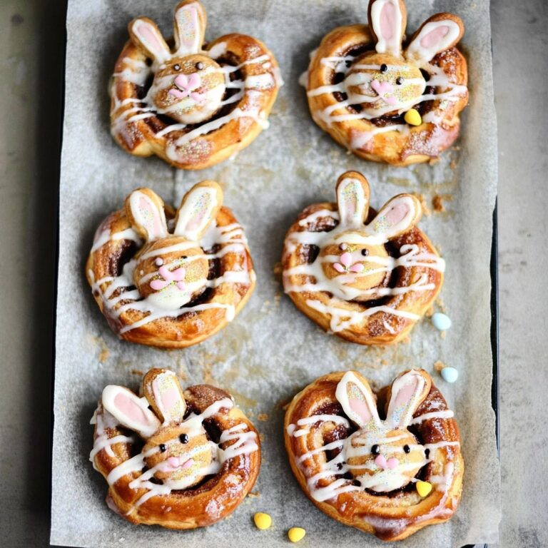 Easter Bunny Cinnamon Rolls Recipe