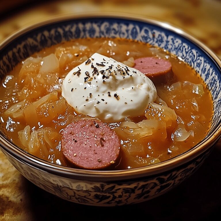 Hearty Kielbasa And Sauerkraut Soup Recipe