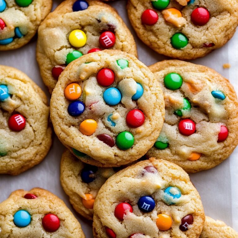 Soft-Baked M&M Cookies Recipe