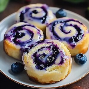Blueberry Cheesecake Rolls Recipe
