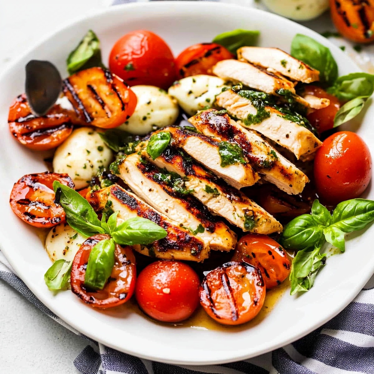 Vibrant Grilled Chicken Caprese Recipe