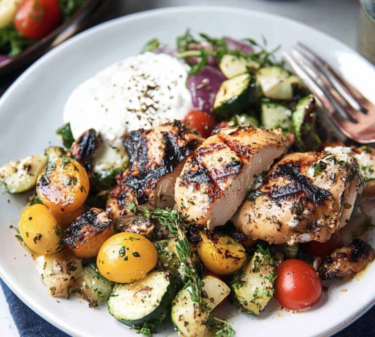 Authentic Grilled Greek Chicken Recipe