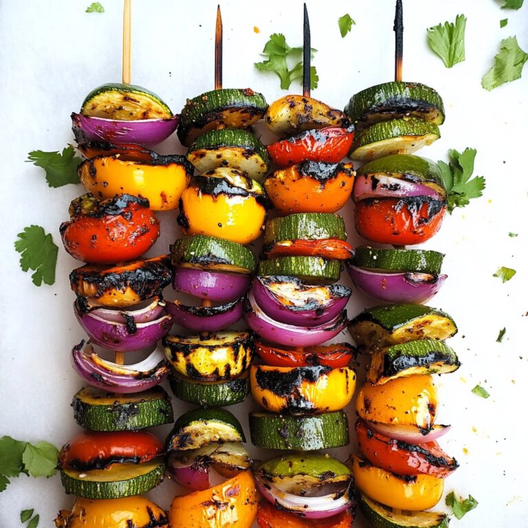Colorful Veggie Skewers Recipe