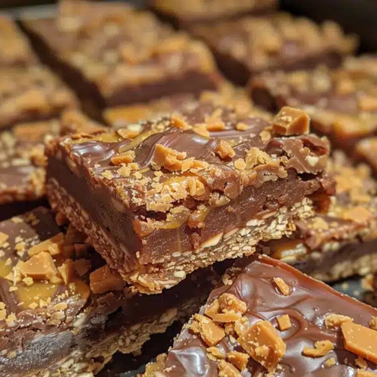 Sinful Butterfinger Caramel Crunch Bars Recipe