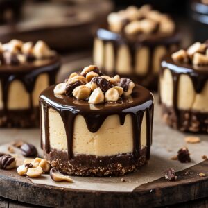 Mini Peanut Butter Cup Cheesecakes Recipe