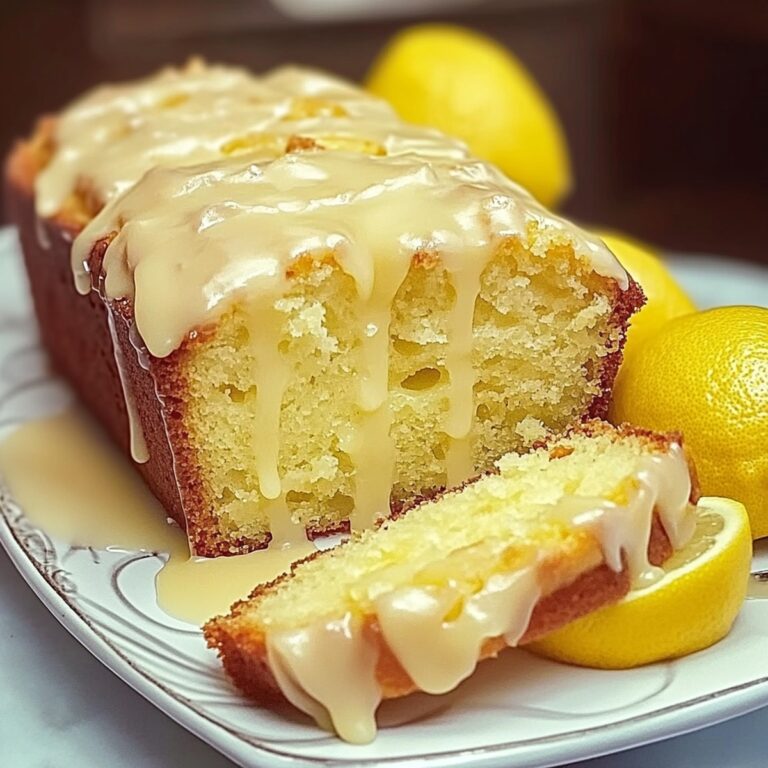 Lemon Loaf Cake Recipe