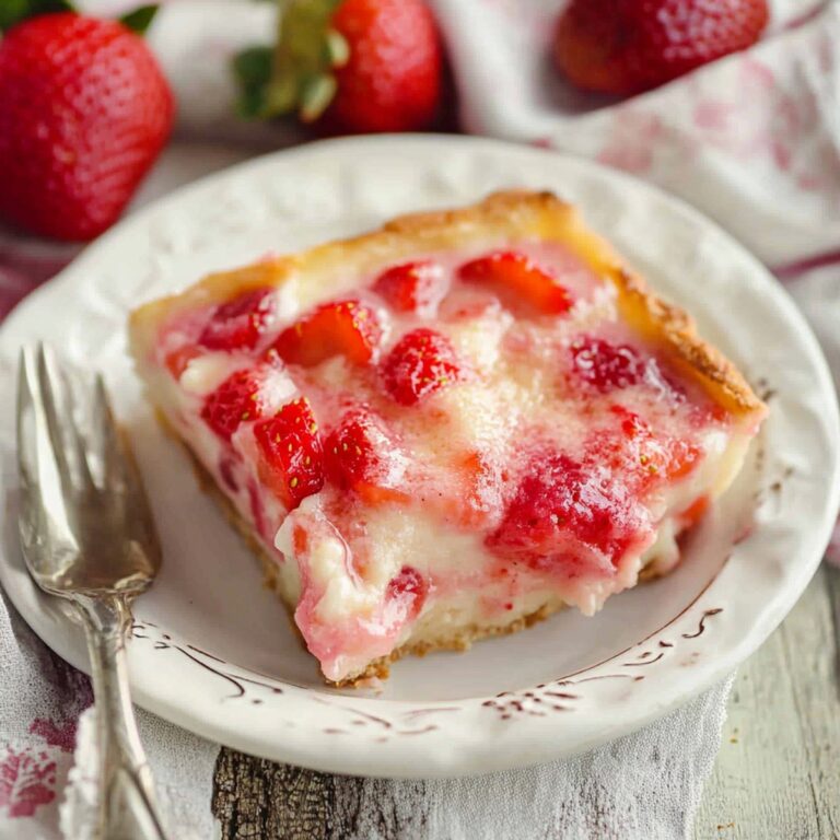 Sweet Strawberry Rhubarb Custard Dessert Recipe