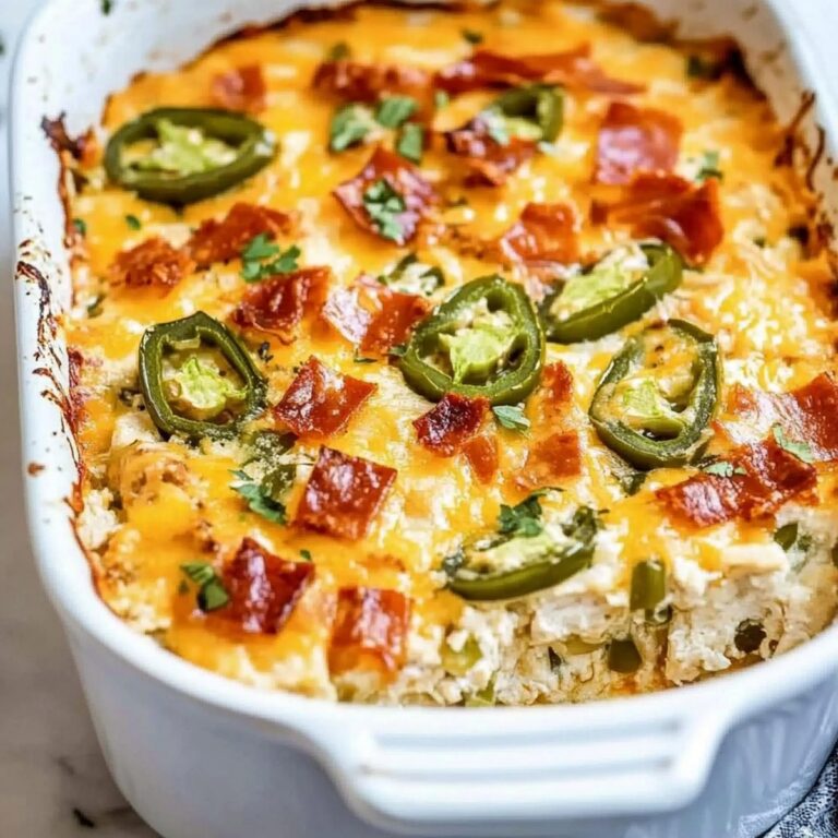 Spicy Jalapeno Popper Chicken Casserole Recipe