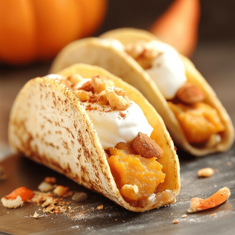Crispy Pumpkin Pie Tacos Recipe