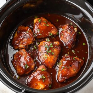 Slow Cooker Bbq Chicken Thighs Recipe