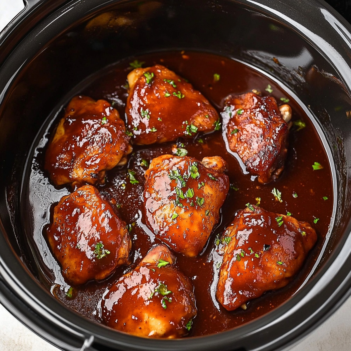 Slow Cooker Bbq Chicken Thighs Recipe