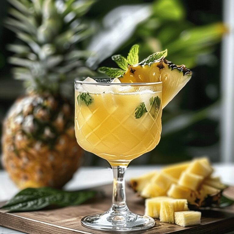 Fruity Cocktail Paradisiaque Au Jus Dananas Recipe