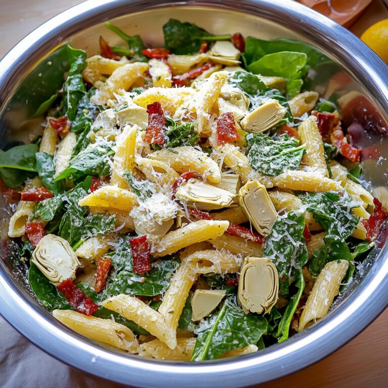 Spinach And Artichoke Pasta Salad Recipe