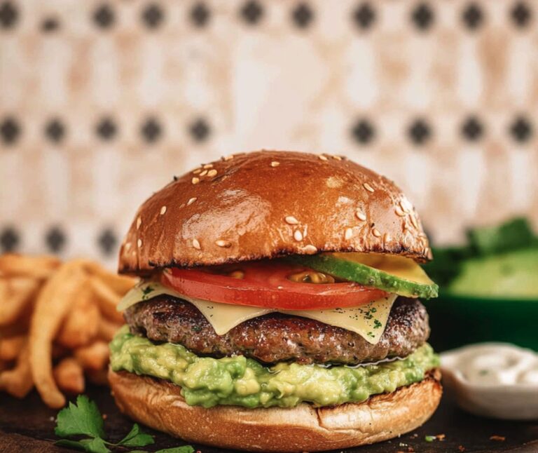Juicy Avocado Burger Recipe