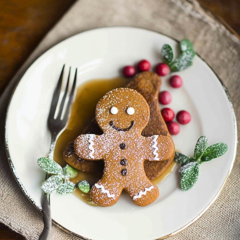 Gingerbread Men Pancakes Recipe