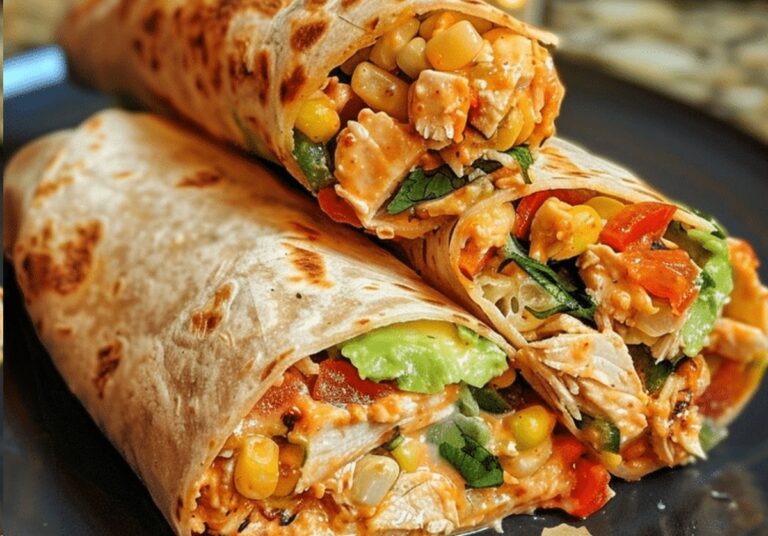 Spicy Southwestern Chicken Wrap Recipe