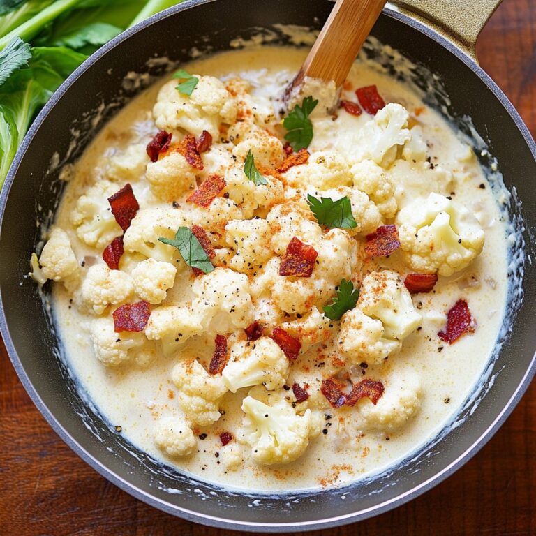 Creamed Cauliflower Recipe