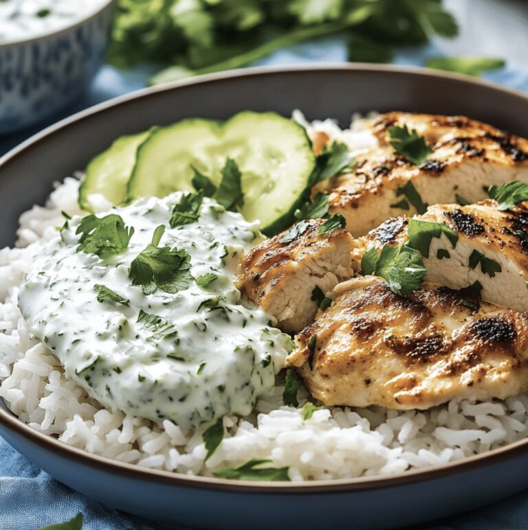 Tasty Dump-And-Bake Chicken Tzatziki With Rice Recipe