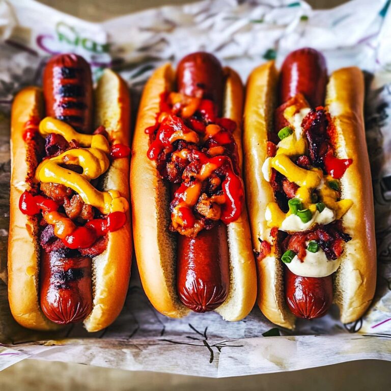 Smoky Gourmet Hot Dogs Recipe