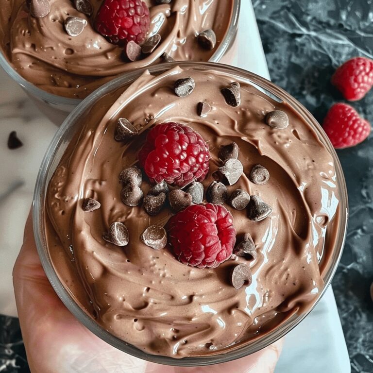 Silky Low-Carb Chocolate Cottage Cheese Mousse Recipe