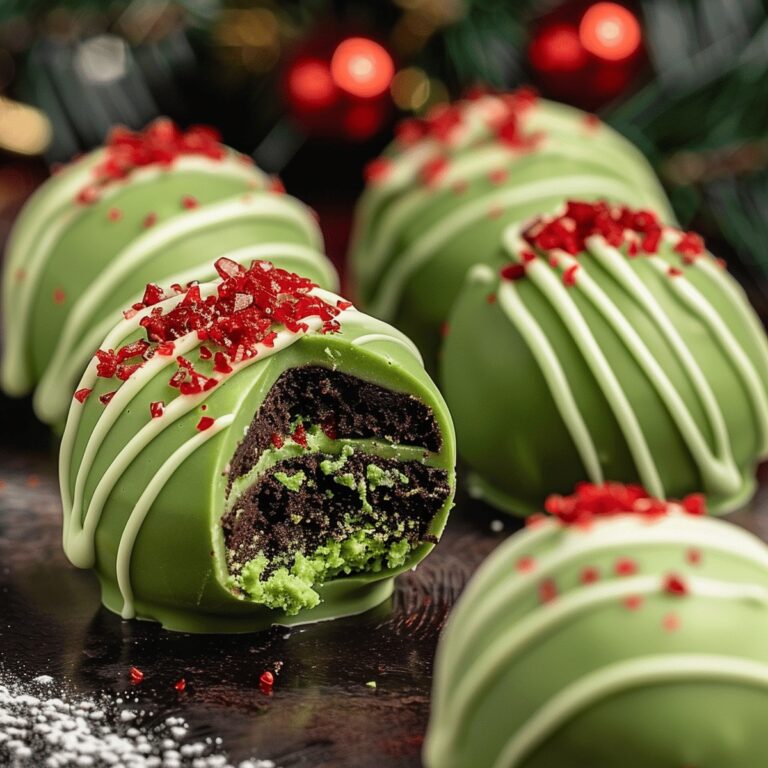 Festive Grinch Oreo Balls Recipe