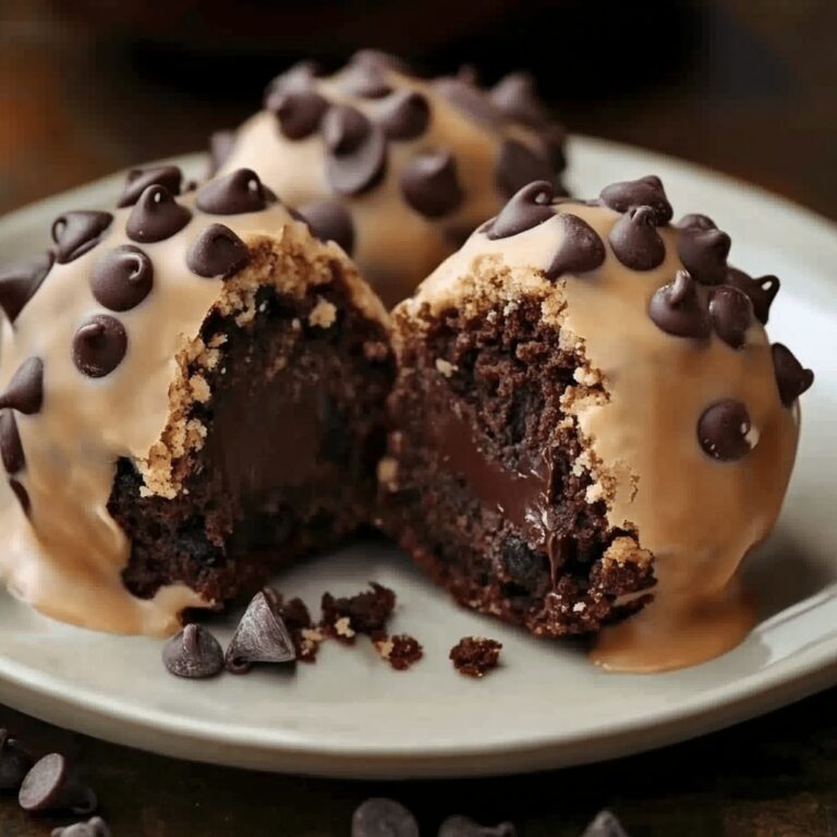Sinful Chocolate Chip Cookie Dough Brownie Bombs Recipe