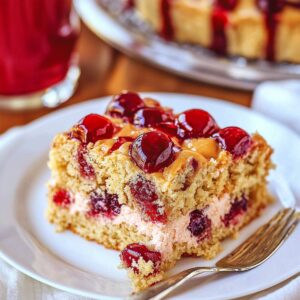 Peanut Butter And Jelly Poke Cake Recipe