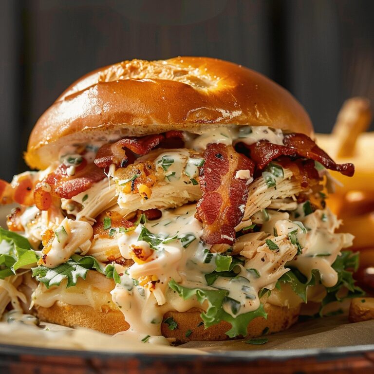 Mouthwatering Slow Cooker Chicken Bacon Ranch Sandwiches Recipe