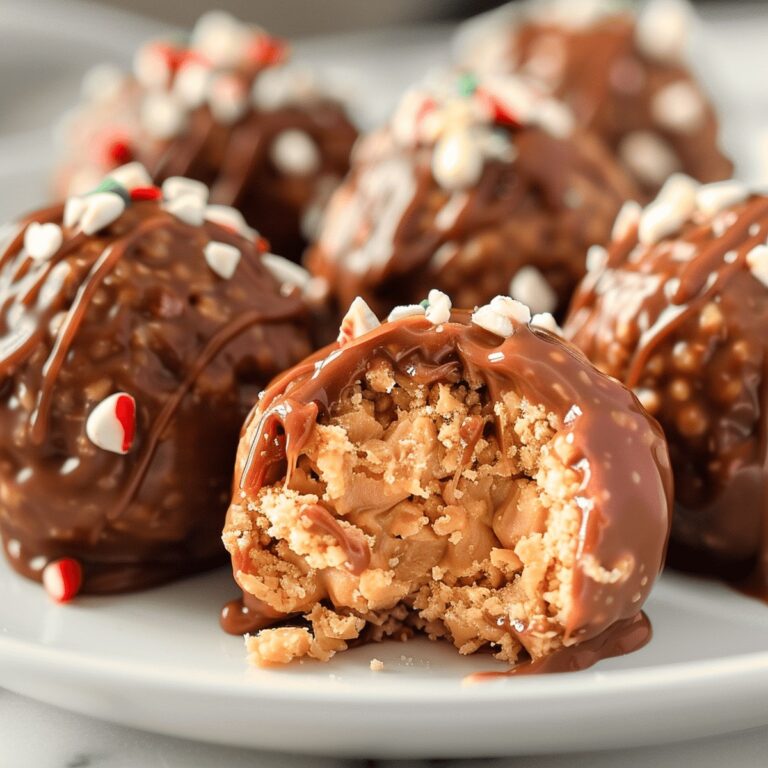 Creamy No-Bake Peanut Butter Balls Recipe