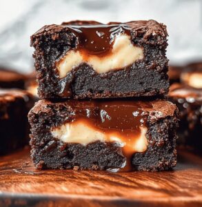 Caramel Cheesecake Nutella Brownies Recipe