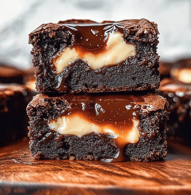 Caramel Cheesecake Nutella Brownies Recipe