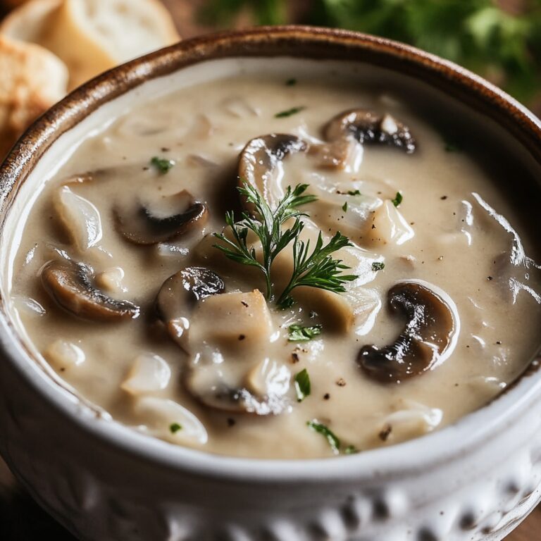 Creamy French Onion And Mushroom Soup Recipe