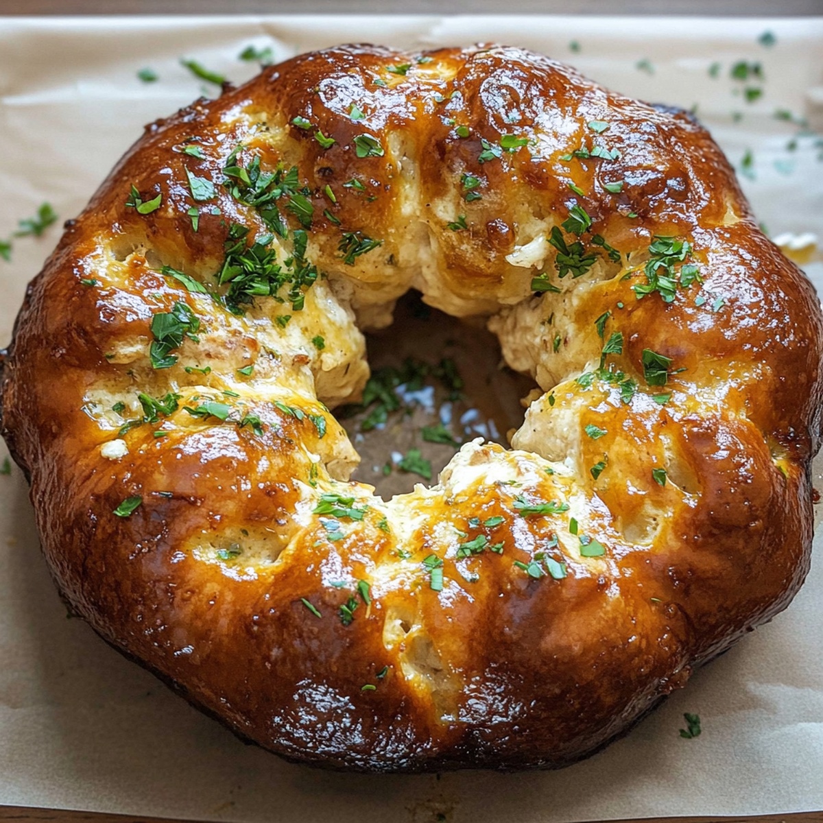 Chicken Alfredo Monkey Bread Recipe