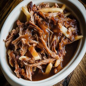 Smoked Pulled Pork Poutine Recipe