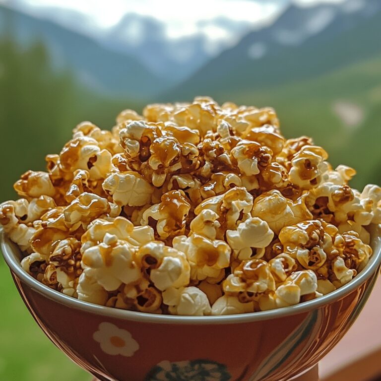 Crunchy Praline Popcorn Recipe