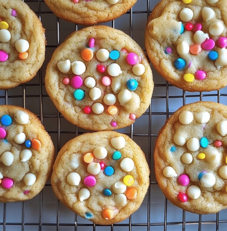 White Chocolate Confetti Cookies Recipe