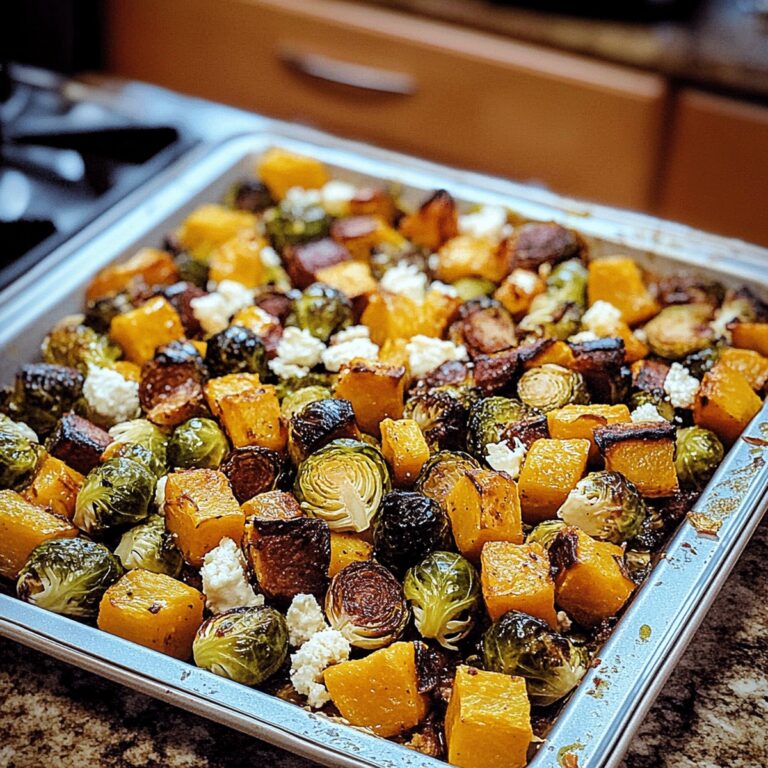 Crispy Roasted Brussels Sprouts And Butternut Squash Recipe