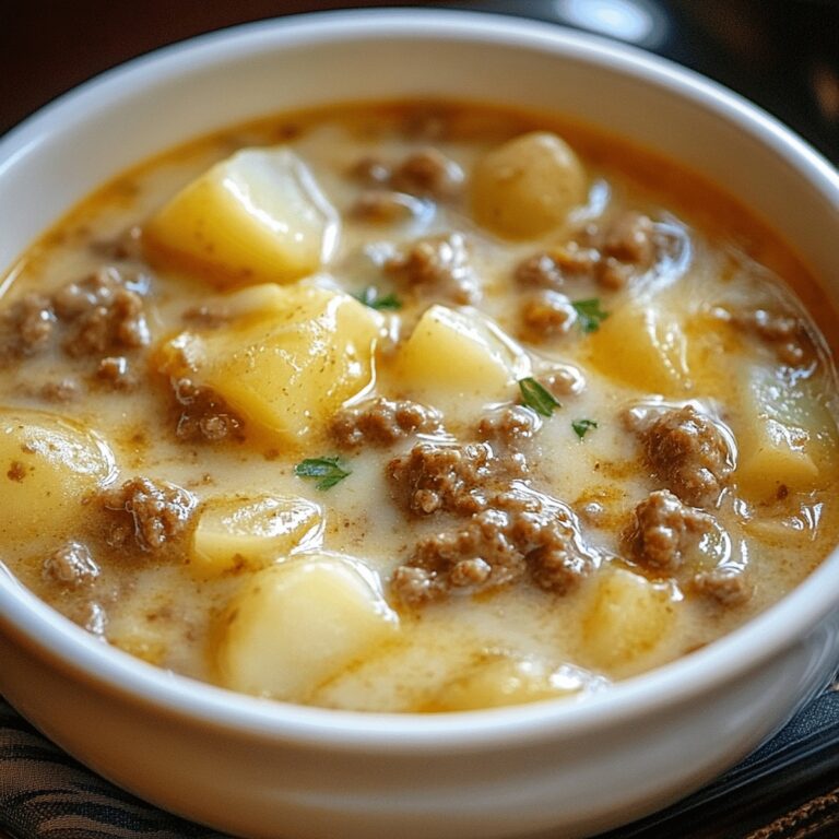 Hearty Hamburger Potato Soup Recipe