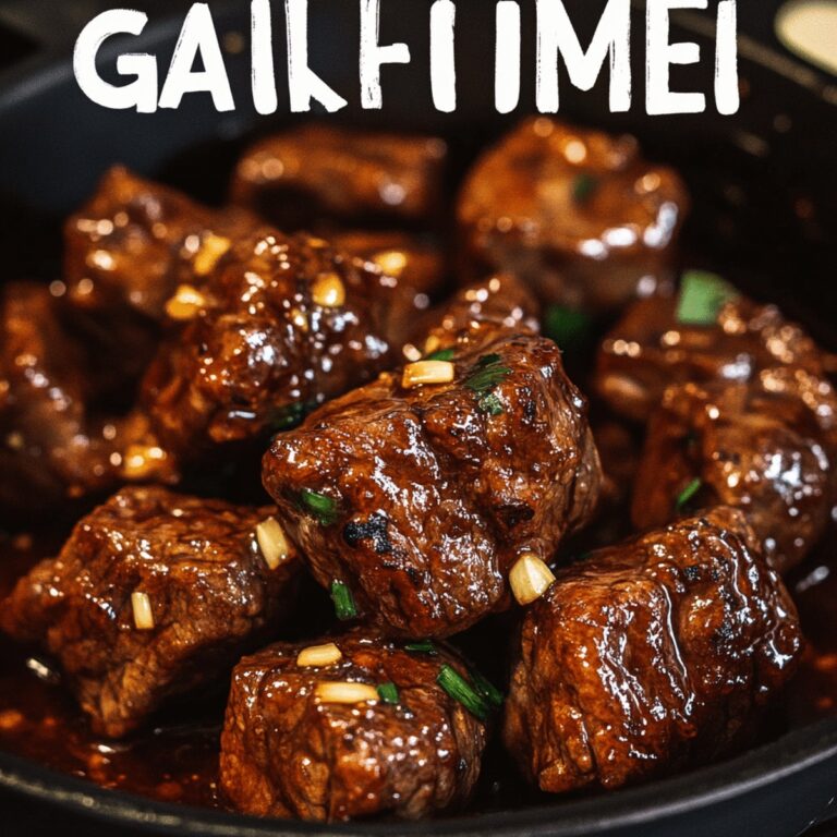 Tender Honey Garlic Steak Bites Recipe