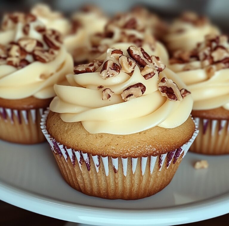 Irresistible Butter Pecan Cupcakes Recipe