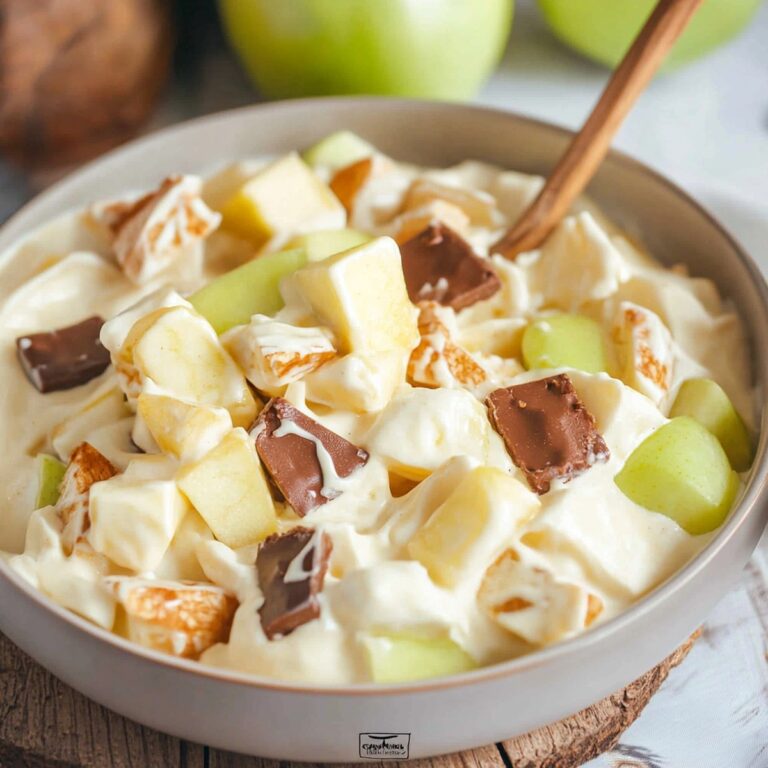 Creamy Snickers Apple Salad Recipe