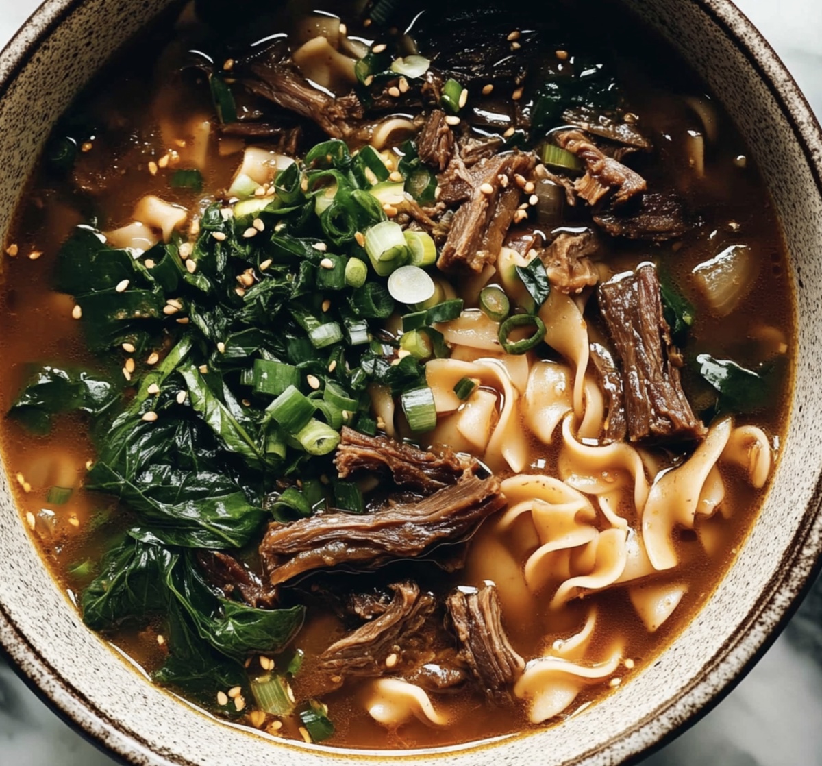 Instant Pot Spicy Short Rib Noodle Soup Recipe