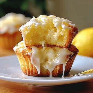 Tangy Lemon Cream Cheese Muffins Recipe