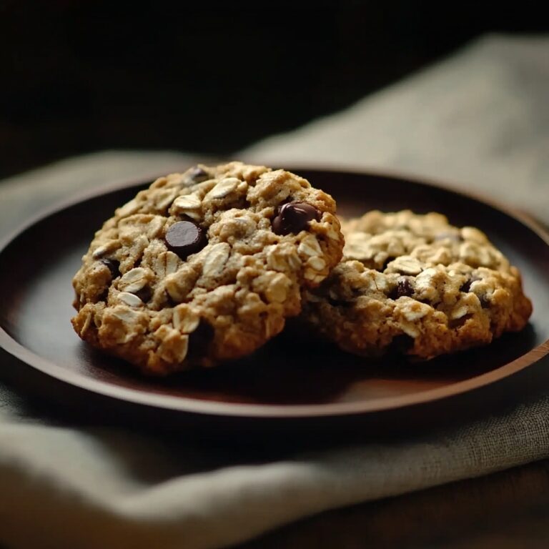 Soft Oatmeal Chocolate Chip Cookies Recipe